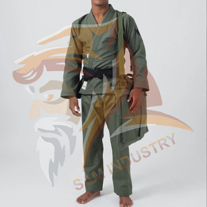 Professional High Quality 100% Cotton Jiu Jitsu Uniforms Custom Martial Arts Wear Jiu Jitsu Uniforms Set - Product Image 5