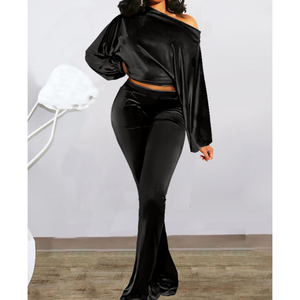Velvet Tracksuit for Women 2026 Custom logo Velour Sweatsuit Women's Sweat <b>Suits</b> Two-piece <b>Jogging</b> <b>Suit</b> Velour Lady Tracksuit - Product Image 6