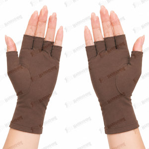 Custom Logo Professional Half <b>Finger</b> Sun Protection Eco-Friendly Polyester/ Quick Dry Touchscreen Custom Size <b>Gloves</b> - Product Image 2