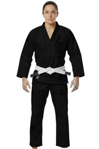 Ropa de Artes Marciales BJJ Negra de Alta Calidad, Ligera, Duradera, Mezcla de Algodón Transpirable, Totalmente Personalizable, para Hombre Adulto - Product Image 4