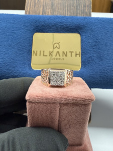 Gold Plated <b>Ring</b> <b>For</b> <b>Men</b> Luxury Synthetic Diamond IGI Certified E Color Round Brilliant Cut 10k 14k 18k Purity Gift - Product Image 4