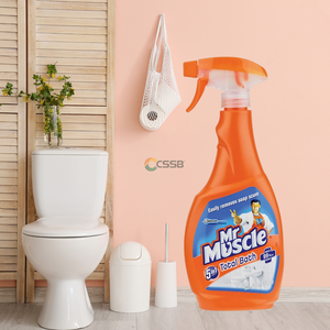 Limpiador de Baño 5 en 1, Fórmula Líquida Multiusos, Ingredientes Activos, Eliminación de Manchas, Jabón, Residuos y Olores, Spray con Gatillo - Product Image 1