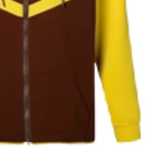 Iota Phi Theta Tech Fleece Hoodie Brown Gold Athletic Track Hoodie Greek Apparel Fraternity Zip Up Hoodie Stylish Fit - Product Image 3
