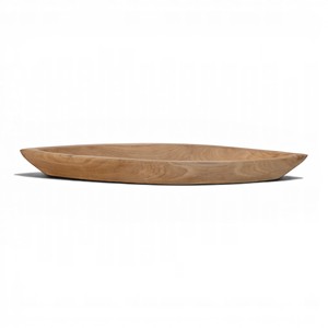 Bandeja Decorativa Grande de Madera de Teca Sólida Hecha a Mano para Centro de Mesa, Ideal para Hoteles, Resorts, Villas y Decoración del Hogar - Proveedor Mayorista - Product Image 1