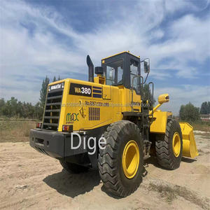 Controles ergonómicos sistema hidráulico usado bajo consumo de combustible usado Shanghai usado Komatsu cargador hidráulico de la WA380-3 - Product Image 5