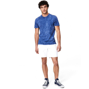 T-shirt personnalisé pour homme 100% coton, lavé à l'acide, écologique, respirant, coupe classique, impression de logo personnalisée, service OEM personnalisé - Product Image 6