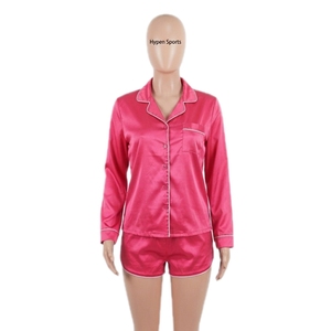 Pjs Sets Pijamas Conjuntos Mujeres Venta al por mayor Modal Ropa de dormir Sleep & Lounge Wear Custom Cotton Ladies Pijamas suaves de manga larga - Product Image 1