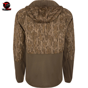 Sudadera de Caza para Hombre, Diseño de Camuflaje de Corteza de Madera y Verde Oliva, con Cierre de Cremallera en el Pecho y Bolsillos Verticales - Product Image 4