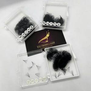 Pestañas Postizas de Volumen Extremo 10D-20D, Color Negro Intenso, Base Delgada y Ligera, Longitud Mixta, OEM, Curvatura C/CC/D/DD/M/L, Pelo Sintético - Product Image 2