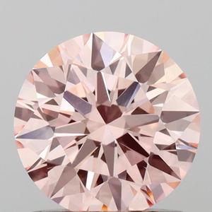 1 Carat G VS2 Clarity Lab Grown <b>Pink</b> Round Brilliant Diamond HPHT Cut High Quality IGI Certified Excellent Jewelry India - Product Image 1