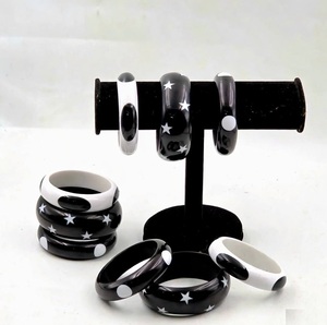 Brazalete de Resina Epoxi de Estilo Elegante, Joyería de Moda, Pulseras y Brazaletes con Diseño Único, Especial para Regalos de Boda para Chicas, al Mejor Precio - Product Image 2