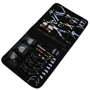 Big Stylist Hair Extension tools Kit with Hair Extension Pliers Wig <b>Threads</b> Sewing Needles Parting Finger Styling Clips comb - Product Image 1