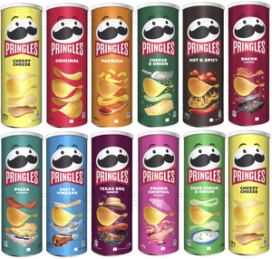 Pringles Chips de pommes de terre en gros – Snack croustillant original 165g en conserve pour les marchés mondiaux - Product Image 4