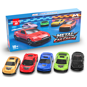 Mirana Metal Car Craze for Kids | Set of 3 Diecast Metal Alloy Vehicles | 1:64 <b>Scale</b> <b>Mini</b> Racing Collection - Product Image 1