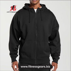 Hooded Zip-Up Sweatshirt Regular Fit Cotton Fleece Casual Autumn Wear fleece pullover hoodies - Product Image 1
