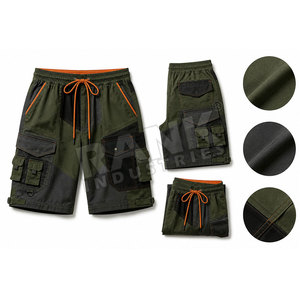 Pantalones cortos cargo de color sólido de alta calidad en venta, pantalones cortos cargo para hombre de marca privada, pantalones cortos cargo para hombre con MOQ bajo - Product Image 6