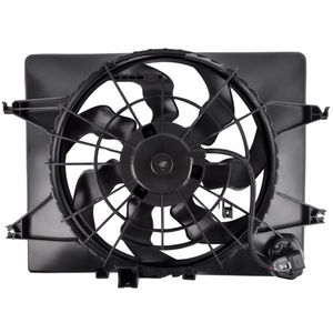 Single Radiator Cooling Fan Assembly for Hyundai Sonata & Kia Optima 253802T500 Fan System - Product Image 1