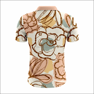 เสื้อเชิ้ตผู้ชายผ้าฝ้ายถักผสมใยไผ่ พิมพ์ลายดอกไม้เต็มตัว ไซส์ใหญ่ ทรงหลวม สวมใส่สบาย น้ำหนักเบา ระบายอากาศได้ดี แขนสั้น - Product Image 6