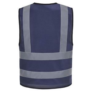 Gilets de sécurité haute visibilité personnalisables avec logo, gilet réfléchissant haute visibilité avec poche zippée de sécurité - Product Image 3