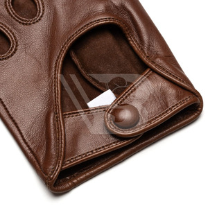 Mitaines de conduite thermiques en cuir respirant pour hommes, nouvelle collection printemps-été 2026, compatibles écran tactile, non doublées, du Pakistan, pour les voyages hivernaux - Product Image 5