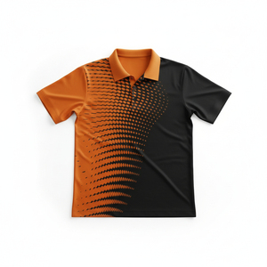 Camisa de golf de alta calidad para hombre, manga corta, corte ajustado, polos deportivos para trabajo y golf, camisas de golf personalizadas con bolsillos. - Product Image 5