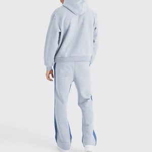 Survêtements pour hommes personnalisés, écologiques, respirants et à séchage rapide, pour l'hiver, décontractés, pour la course à pied, l'entraînement, le jogging, en polyester/coton, OEM - Product Image 2