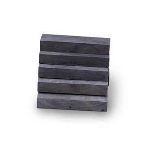 Plaquettes de manche de couteau en corne de buffle noire : Matériau artisanal non poli, 6 pièces - Product Image 4