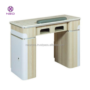 Durable Plywood Customized Color Fashionable MDF Eco-Friendly Modern Vietnam <b>Nail</b> <b>Tables</b> for <b>Nail</b> Salon - Product Image 2