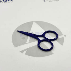 Tijeras de Bordado Mini de Acero Inoxidable, Color Azul Real Oscuro, Recubiertas, Punta Fina, para Recortar Hilo, Herramienta de Costura y Manualidades - Product Image 5