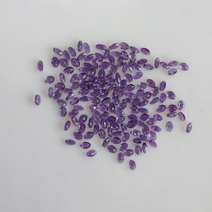 Amatista Púrpura Natural Africana, Corte Marquesa de 3x2MM, Gema Suelta de la Mejor Calidad, Gemas Red Mountain para Joyería - Product Image 2