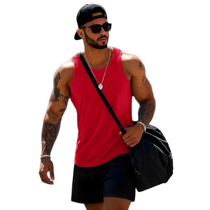 Débardeur Homme Style Urbain Été 100% Coton Anti-Boulochage Toucher Doux Respirant Maille Aérée Léger Facilité de Mouvement - Product Image 2