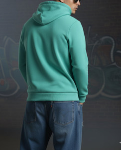 Sweat-shirts d'hiver pour hommes fabriqués par OEM, à séchage rapide, en polaire, mélange polyester/coton, haute qualité, vêtements décontractés, vente en gros - Product Image 3