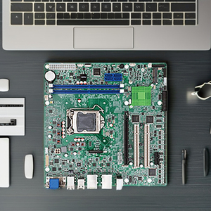 IEI MicroATX เมนบอร์ดอุตสาหกรรมชิปเซ็ต H110สกายลาค LGA1151สำหรับ6th/7th gen_ IMB-H110 - Product Image 3