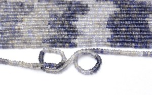 Cuentas Sueltas de Iolita Multicolor AAA+ de 2mm-3mm, Microfacetadas, Cuentas Sueltas de Iolita Natural, Piedras Preciosas Semipreciosas para la Fabricación de Joyas - Product Image 3