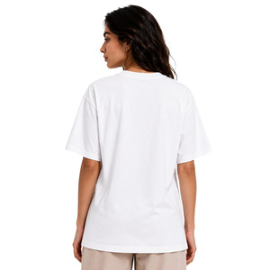 Blusa Elegante Personalizada para Mujer, Bordada en Chenilla, Corte Holgado, Hombros Caídos, Manga Corta, para Todas las Temporadas - Product Image 2