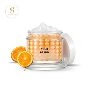 Crema de Cápsulas de Vitamina C Premium, Hidratante, Iluminadora, Reafirmante, Reparadora de la Barrera Cutánea, Uso Nocturno, Para Todo Tipo de Piel, Caja de Marca Privada - Product Image 6