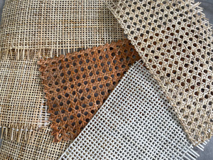 HOT SELLING | Rattan Webbing Cane Mesh <b>Roll</b> Handmade Diagonal Weaving Non Toxic Material Square Pattern Cabinet Crafting <b>Blue</b> - Product Image 5