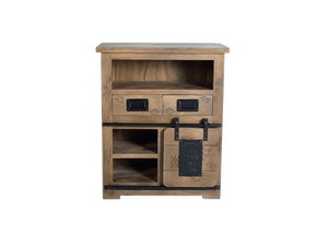 Mueble de Salón Pequeño de Madera de Mango Maciza de Estilo Industrial Vintage, Mueble de Cocina de Madera Maciza de Estilo Europeo - Product Image 6