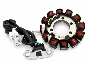 Ensemble de bobine de stator à 12 pôles Yamaha YBR 110cc de qualité supérieure pour moto – Pièce de rechange électrique en gros - Product Image 6