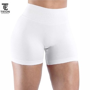 Shorts Deportivos para Mujer, Shorts de Entrenamiento y Running, Poliéster y Spandex, Cintura Alta, Transpirables, Elásticos, para Yoga - Product Image 5