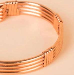 Brazalete de Cobre Puro, Elegante y Moderno, Hecho a Mano, Unisex, Personalizable y Ecológico - Product Image 6