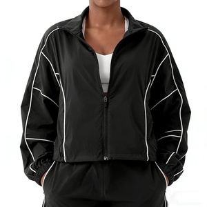 Custom Sweatsuit Manufacturer Embroidery <b>Zip</b> <b>up</b> <b>Jacket</b> Jogger Set Color Block Nylon Sweat Pant Windbreaker Tracksuits for Men - Product Image 1