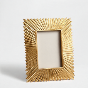 Modern Bow Design Gold Aluminum Photo <b>Frame</b> Wavy Edge Metal <b>Picture</b> Holder Aesthetic Desktop Photo <b>Frame</b> Home Decor Wholesale - Product Image 6