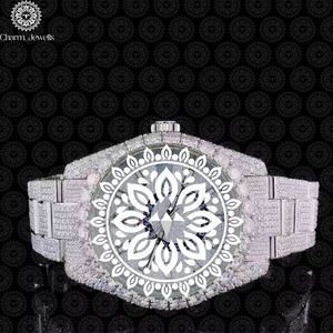 Charm_Jewells Luxury Tonneau <b>Watch</b> 38mm Stainless Steel Diamond Encrusted Sapphire Crystal Analog Quartz Women's Fashion - Product Image 1
