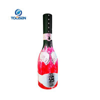 Écran LED en forme de bouteille de vin à économie d'énergie P1.5 P2.5, panneau d'affichage LED, système de contrôle asynchrone, mur vidéo LED pour scène