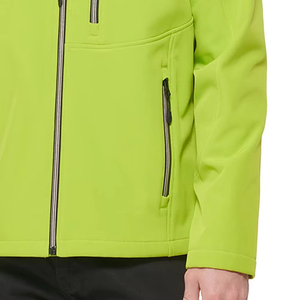 Chaquetas de Invierno Personalizadas para Hombre, Uniformes Cortavientos de Softshell con Cierre de Cremallera, Abrigo Largo Impermeable para Senderismo con Forro de Malla - Product Image 6