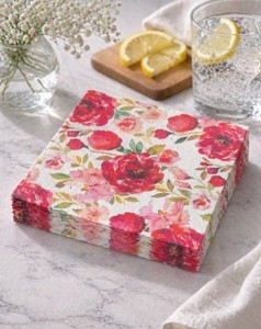 Serviettes de table jetables de haute qualité, absorbantes, 3 plis, en pâte de bois vierge écologique, 8 plis, pour Pâques/Noël/Thanksgiving - Product Image 5