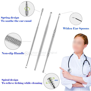 Kit de Limpieza de Oídos de Acero Inoxidable SAAR GLOBAL SURGICAL, Cepillo, Hisopos de Algodón, Herramientas Multifuncionales de Precisión, Cuidado Portátil - Product Image 5