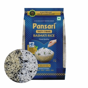 Riz Basmati aromatique à grains longs, doux et de qualité supérieure Pansari, 1 kg, séché - Product Image 1