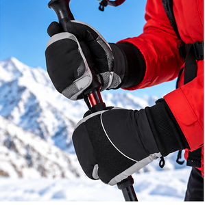 Guantes de Esquí Cálidos para Hombre, Guantes Térmicos Impermeables para Deportes al Aire Libre, para Esquiar y Hacer Snowboard - Product Image 2